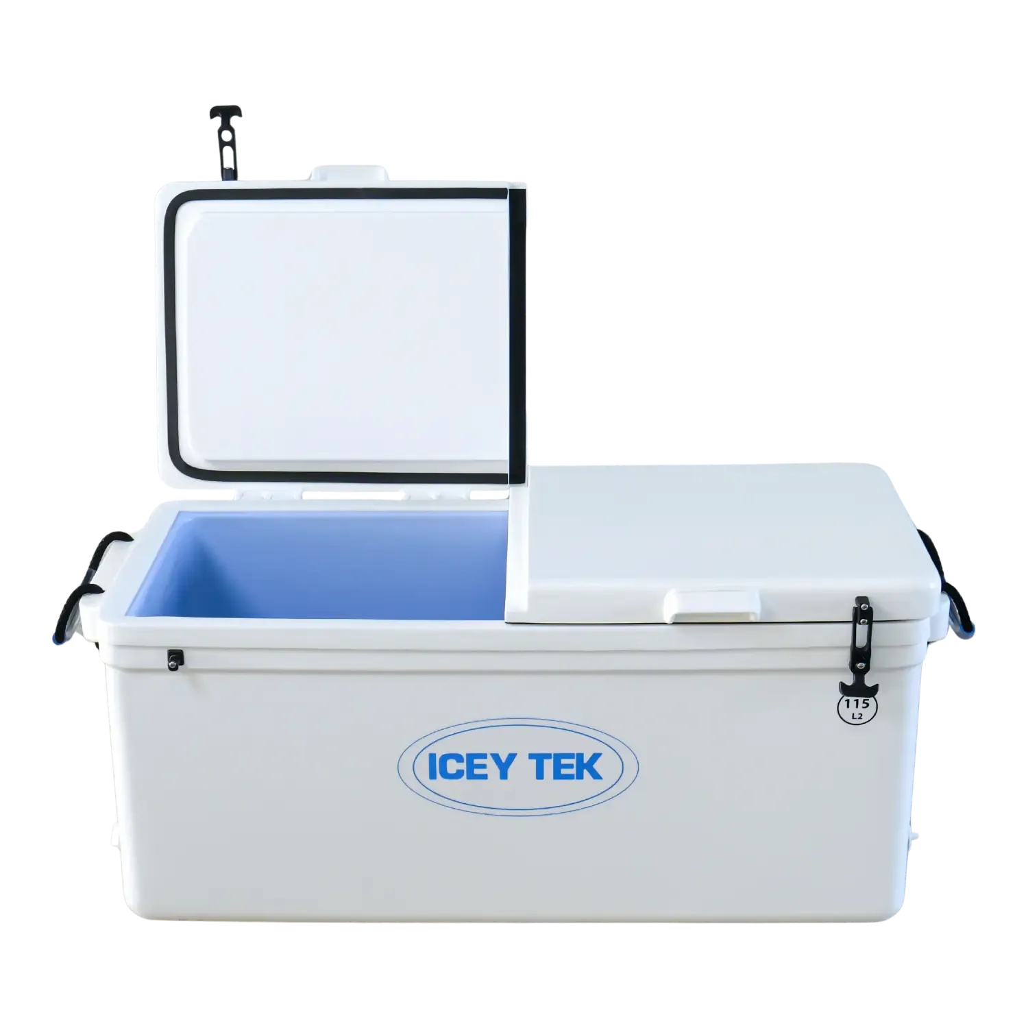 115L White Split Lid Left