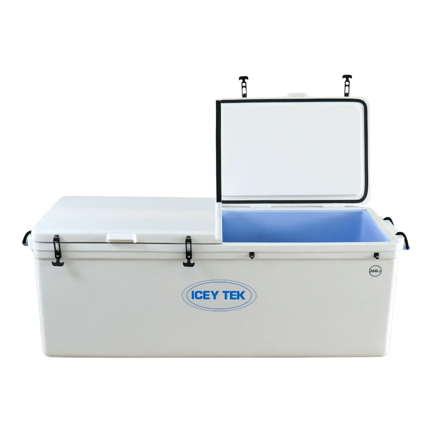 260L Split Lid White